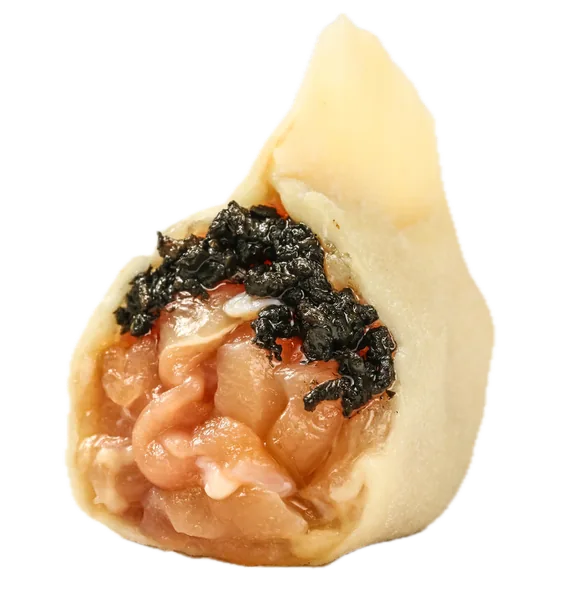 Chicken Dumplings with Black Truffle